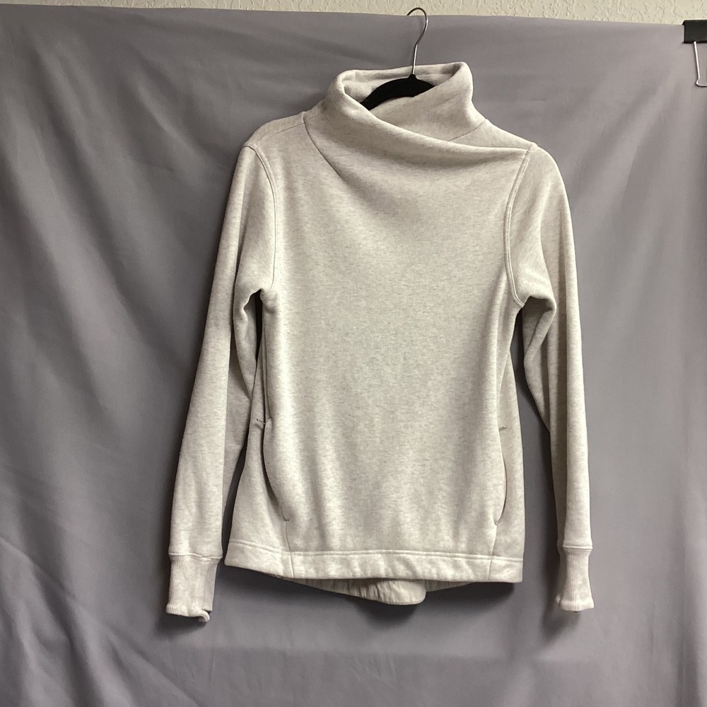 Athleta Cozy Karma Asymmetrical Twist Neck Pullover Top‎ XXS